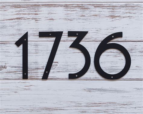 Gold Metal House Numbers & Letters You'll Love 